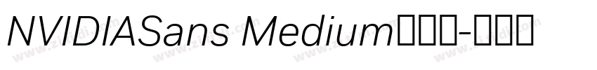 NVIDIASans Medium字体下字体转换
